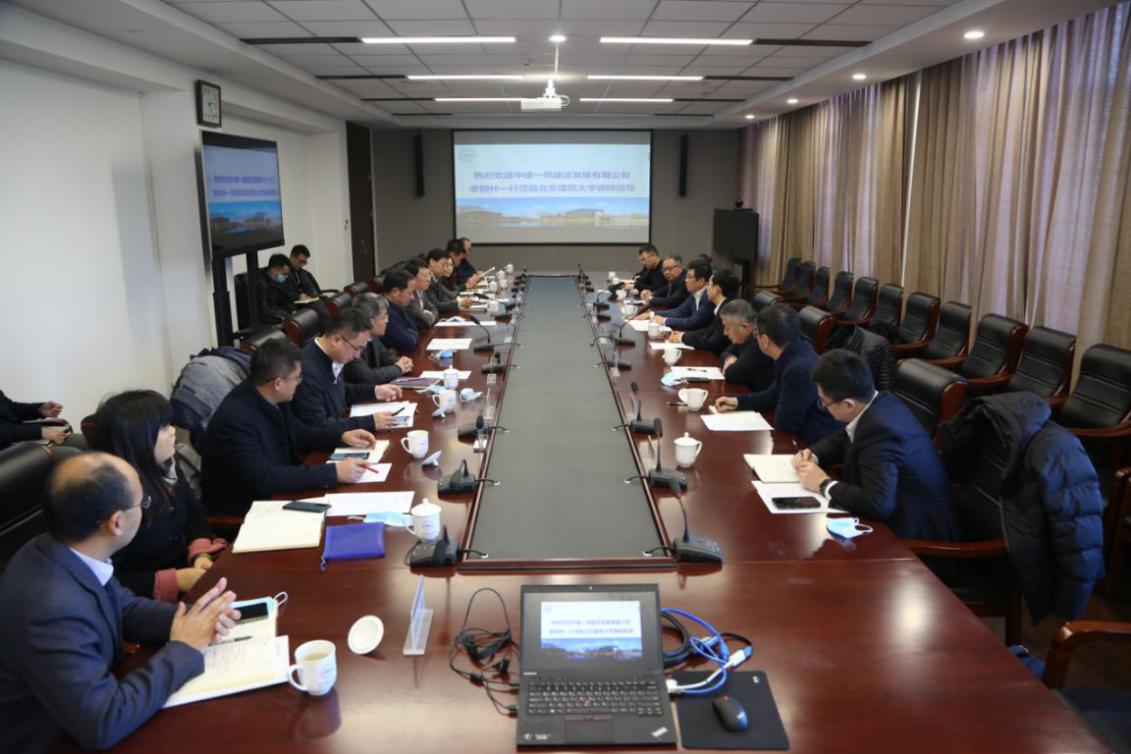 中建一局集团建设发展有限公司党委书记、董事长、校友廖钢林一行来校调研
